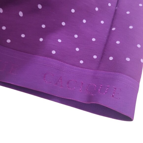 Cacique 46C Cotton Unlined Full Coverage No-Wire Bra Lace Trim Lane Bryant NEW - Picture 6 of 15